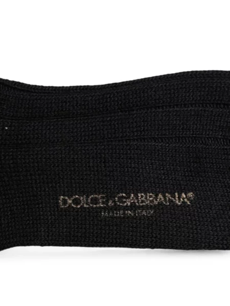Șosete Dolce & Gabbana de lână negru