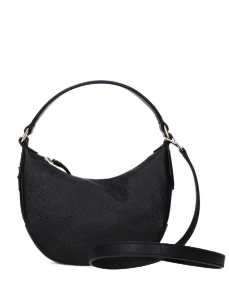 Geantă shopper Jimmy Choo din piele cu autograf negru
