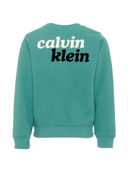 Bluza dziecięca Calvin Klein zielona