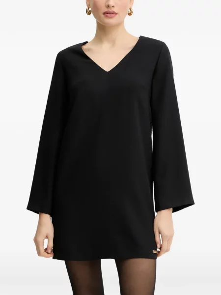 Lung rochie mini Silvian Heach cu decolteu în V negru