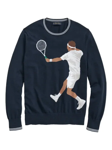 Pulover Brooks Brothers tenis albastru