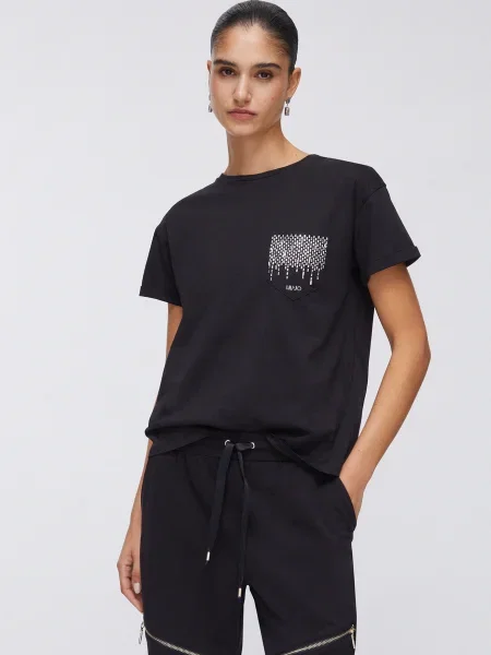 Liu Jo Tricou / argintiu negru