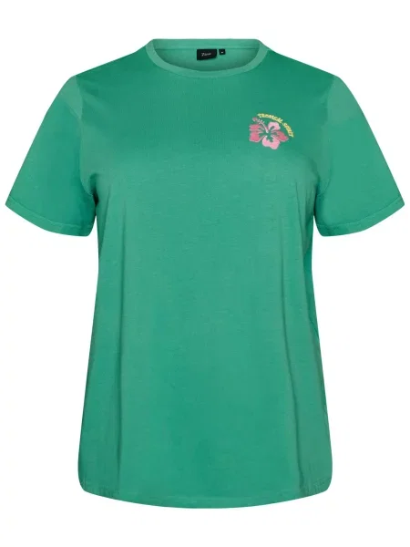 Zizzi Tricou Ewinna / roz deschis verde