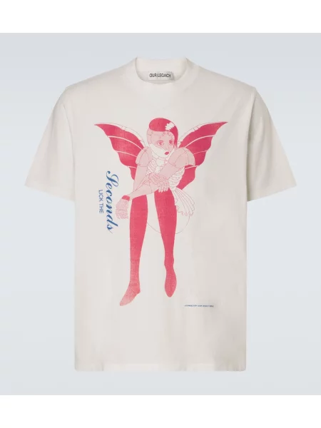 Tricou Our Legacy din jerseu alb