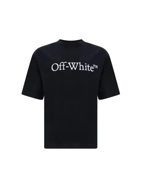 T-shirt Off-White Big Bookish Skate S/S Tee Black White S biała