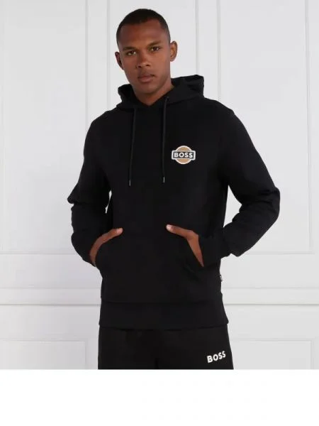 BOSS BLACK Hanorac Seeger negru