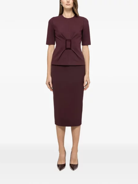 Scurt top Nissa violet