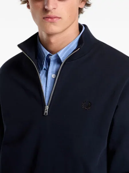 Hanorac cu fermoar Fred Perry albastru