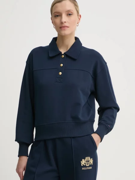 Tommy Hilfiger bluza granatowy gładka