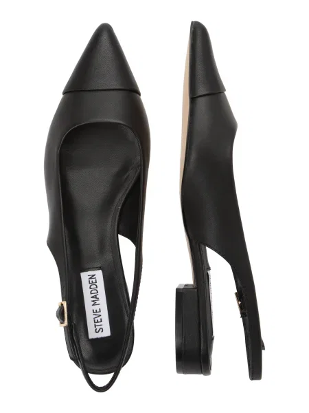 STEVE MADDEN Balerini cu glezna Rowyn' negru