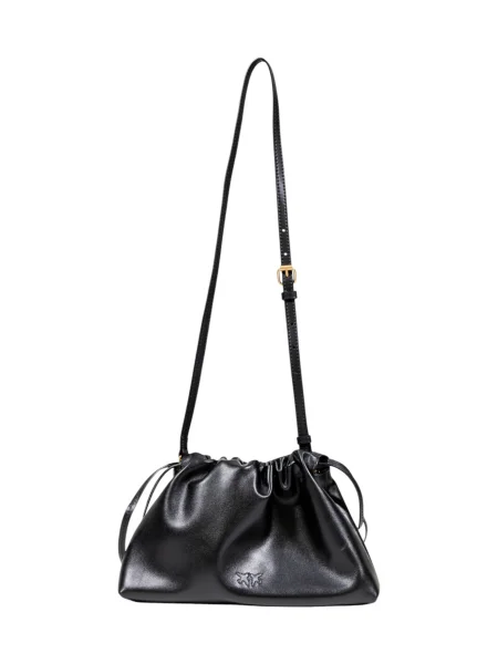 Geanta de piele Pinko negru
