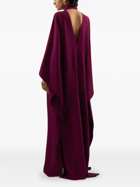 Maksi sukienka maxi Taller Marmo garniturowa fioletowa