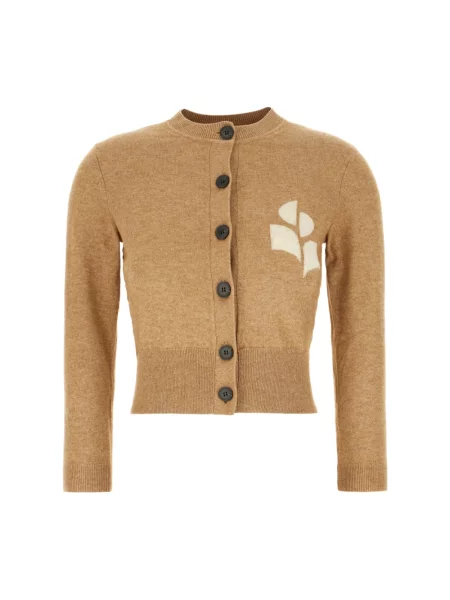 Sweter Isabel Marant Etoile brązowy