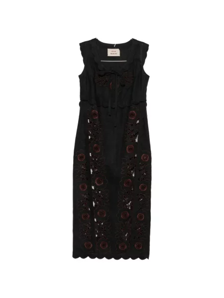 Rochie midi Vita Kin cu model floral negru