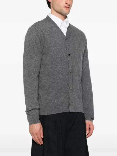 Ζακέτα Comme Des Garçons Shirt με λαιμόκοψη v γκρι