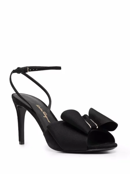 Sandale Ferragamo cu funde negru