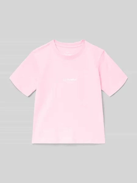 T-shirt z czystej Model SOHO' Jack & Jones różowa