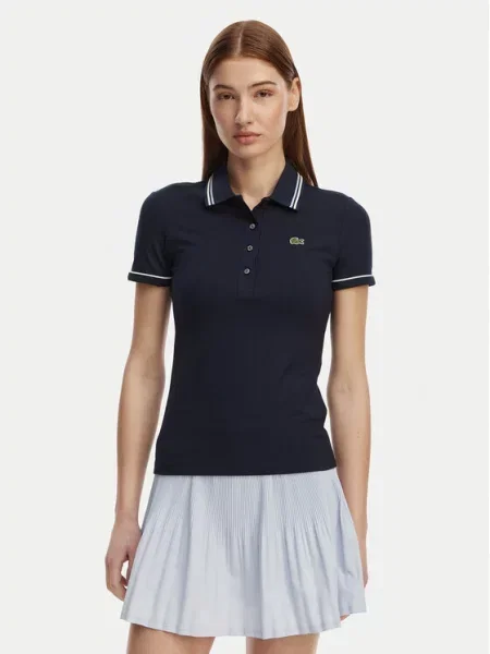Lacoste Polo majica Mornarsko modra
