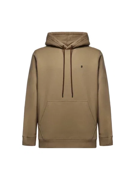Bluza z kapturem Dondup z kapturem brązowa