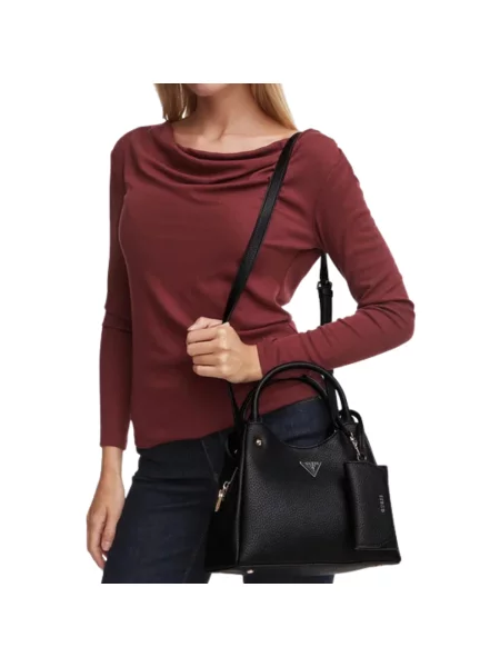Geantă Guess Lorella negru