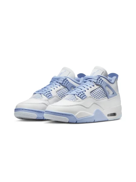 Sneakersy Jordan 4 Retro skórzane retro niebieskie