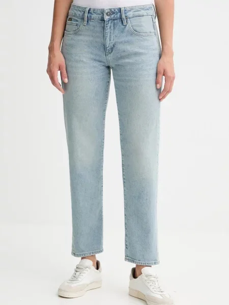 G-Star jeansy high waist niebieskie