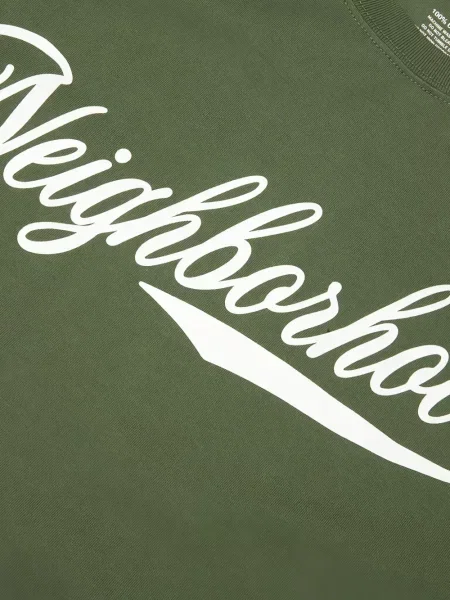 Tricou Neighborhood cu imagine verde
