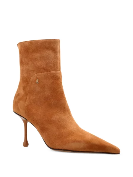 Szarvasbőr bakancs Jimmy Choo barna