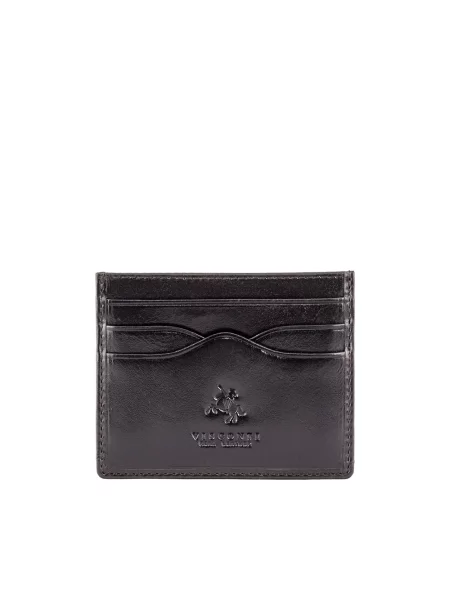 Кожаный кошелек Visconti черный