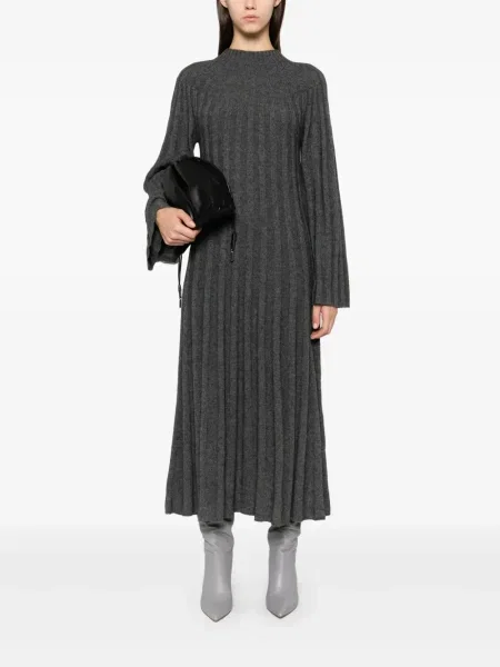 Rochie maxi Loulou Studio gri