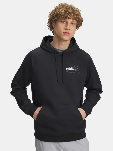 Hanorac din fleece Under Armour din fleece negru