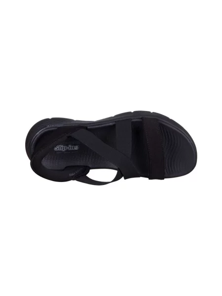 Sandále Skechers čierna