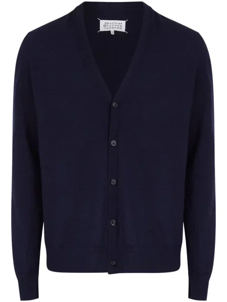 Cardigan Maison Margiela de lână albastru