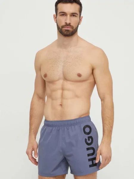 HUGO pantaloni scurti de baie gri