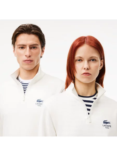 Lacoste толстовка унісекс біла