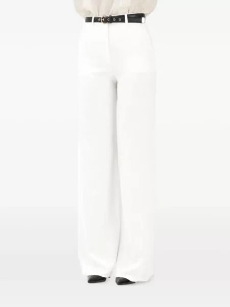 Cu centură pantaloni 's Max Mara alb