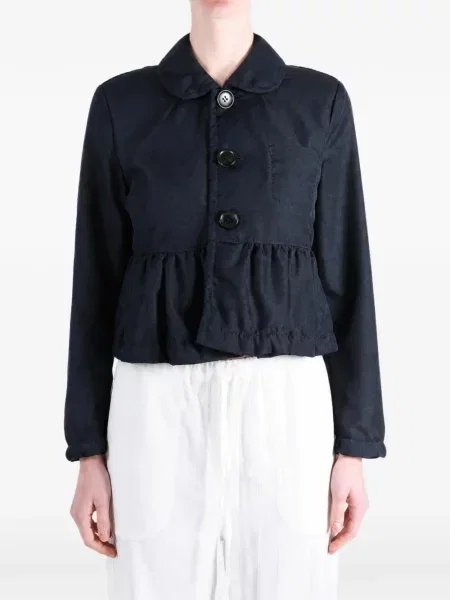Geacă Comme Des Garçons Tao cu volane albastru