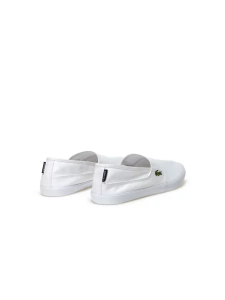 Кроссовки Lacoste слипон белые