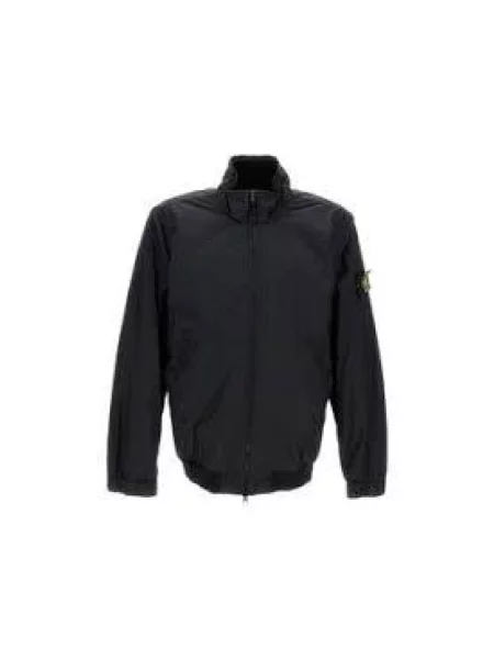 Kurtka bomber Stone Island z kamieniami czarny
