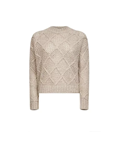 Sweter Max Mara wełniany beżowy