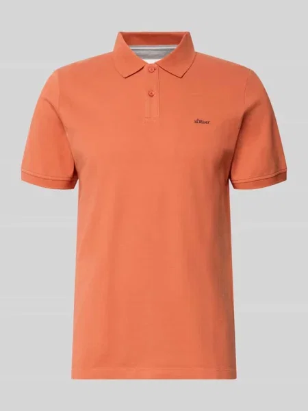 Koszulka polo o kroju Regular Fit z czystej bawełny S.oliver Red Label