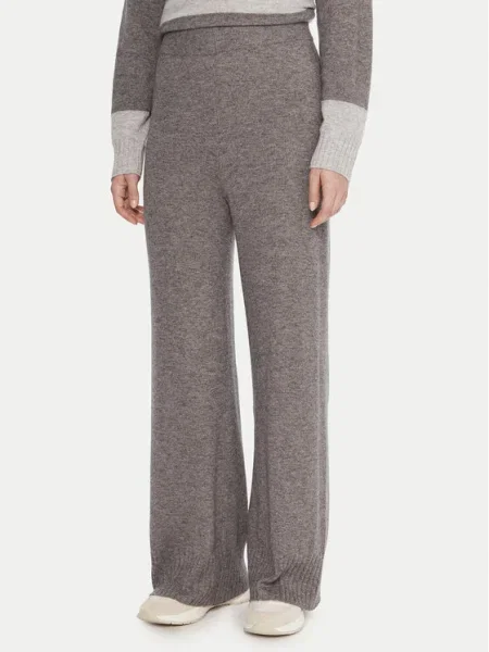 United Colors Of Benetton Плетени панталони Wide Leg сив