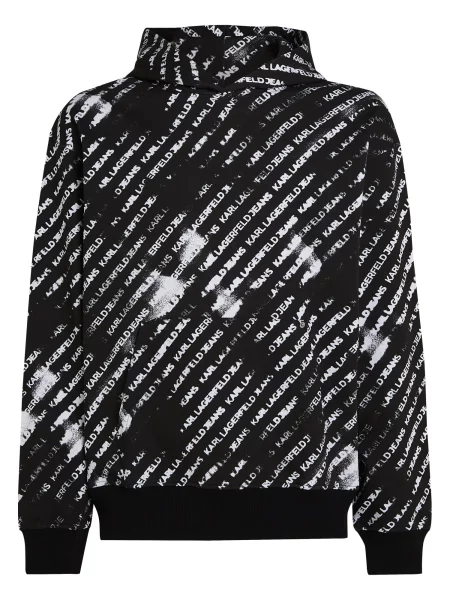 Geacă de blugi Karl Lagerfeld Jeans alb