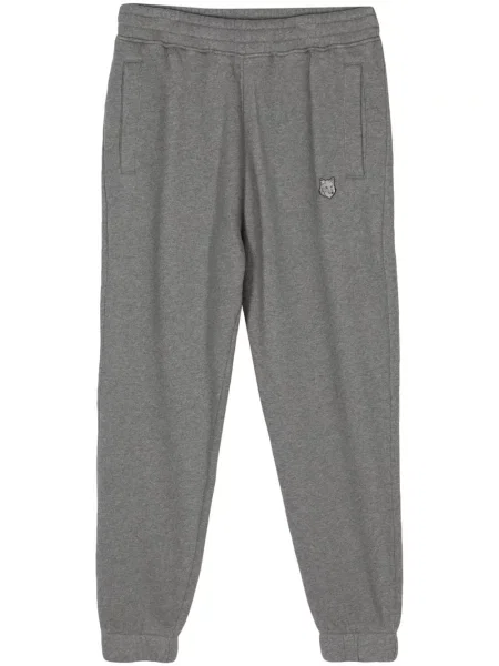 Kalhoty Maison Kitsuné šedé