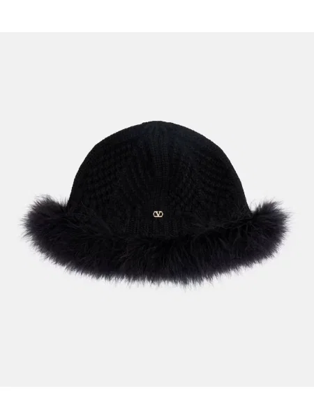 Căciulă Valentino de lână negru