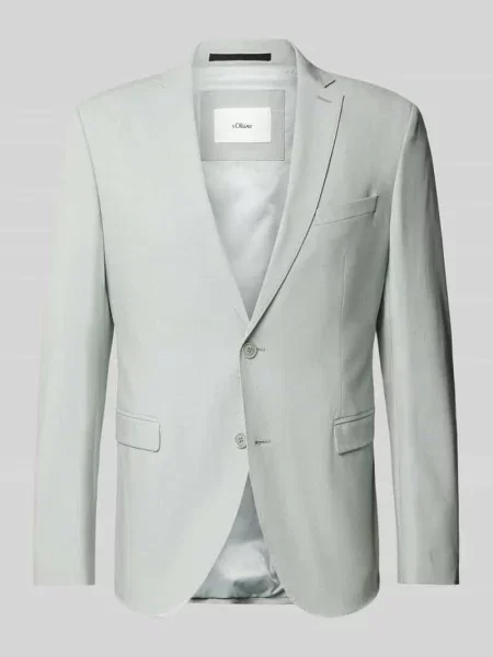 Marynarka zapinana na dwa z kołnierzem z połami model ‘pure’ S.oliver Black Label