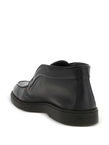 Cizme scurte Santoni din piele gri