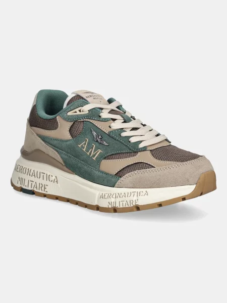 Tenisky Aeronautica Militare SNEAKERS zelená