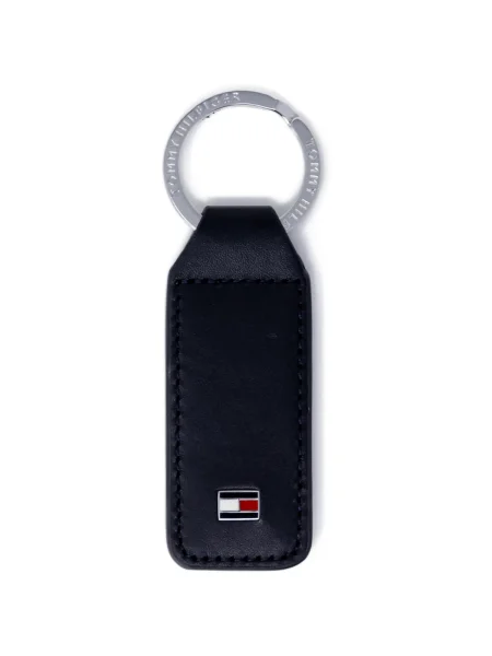 Tommy Hilfiger De piele portofel + breloc negru