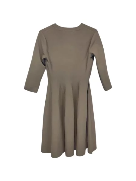 Rochie mini Stella Mccartney tricotate evazată maro